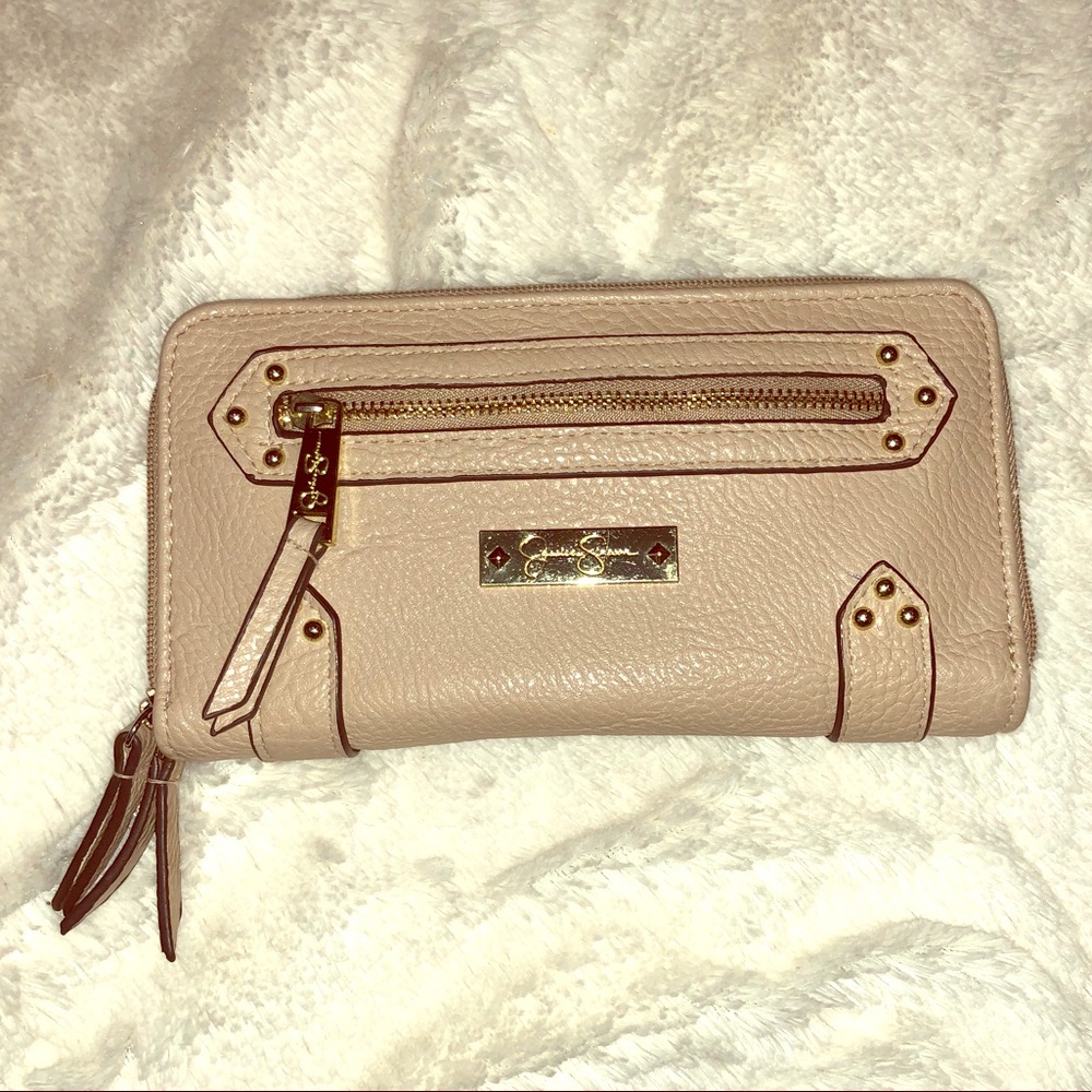 Jessica Simpson double zip wallet